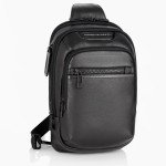 Slingbag PORSCHE DESIGN ROADSTER EVO pelle nera